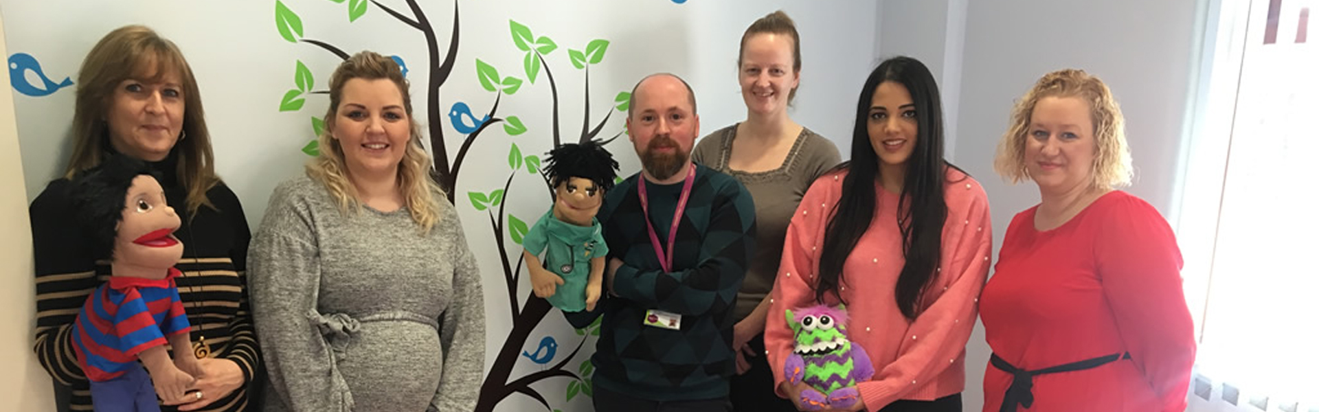 People visiting St Elizabeth's Hospice