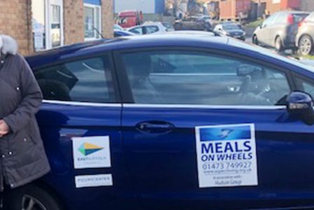 Pound Gates Rides-a-Long with Suffolk Meals on Wheels